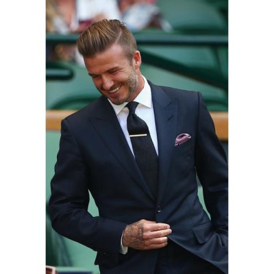 Cavat 8cm bản lớn Hàn Quốc cao cấp, hoa xanh - Tặng kèm hộp Full box