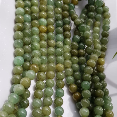 Vòng Chuỗi đeo Cổ hay niệm 108 hạt charm bi kiểu màu vàng Đá cẩm thạch tự nhiên Chuỗi cổ hạt size 7mm xanh ngọc dầu bóng mượt đẹp nữ đeo cổ nhẹ nhàng mát của đá tự nhiên tâm bình yên Món quà tặng Mẹ và người thân ý nghĩa và cho chính bản thân mình ạ