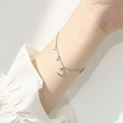 Lắc tay trăng sao S925