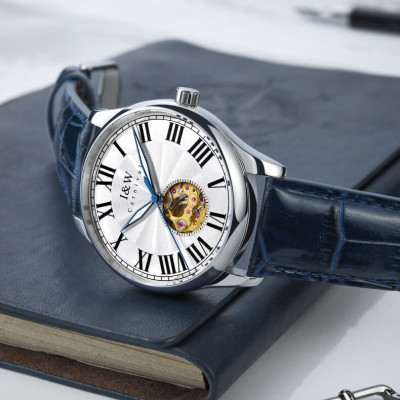 Đồng Hồ Nam I&W Carnival 695G Chính Hãng Full Box Chống Nước Kính Chống Xước Dây Da Cao Cấp BH 60T (Máy Cơ Tự Động)