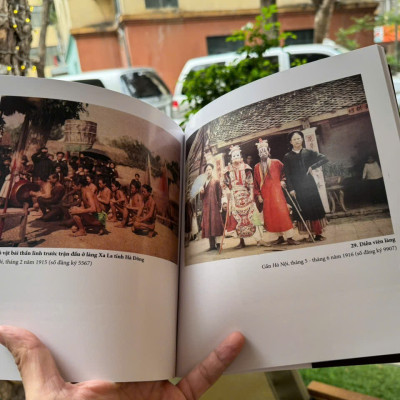 (Tranh in màu) LÀNG VÀ DÂN LÀNG Ở BẮC KỲ – Albert Kahn – Chiến Kiệt dịch - Trường Phương Books 