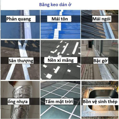 (Dài 10m, Rộng 20cm) Băng Keo, Keo Dán Chống Thấm, Chống Dột Taiko Nhật Bản Băng Keo Chống Thấm Dột,Vá Chám Vết Nứt Trần Sàn Nhà Taikomi Japan Băng keo chống thấm TAIKO Nhật Bản chắc chắn, chống thấm dột, dán tường, dán mái tôn, máng xối, lô gia