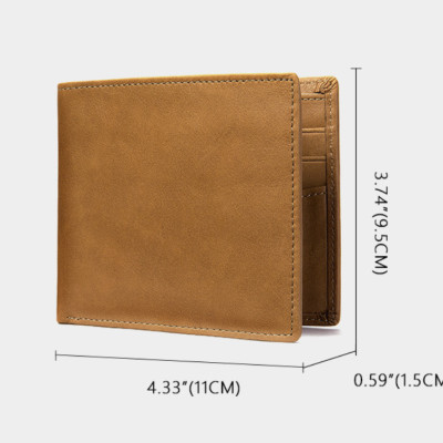 Ví nam 100% da bò thật cao cấp phong cách mới