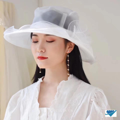 Bông tai bạc tua trai dài chất liệu bằng bạc MS0902