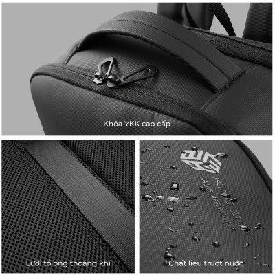 Balo Laptop 15.6 Inch KINGBAG APOLLO Cao Cấp, Bền Bỉ - Hàng Chính Hãng