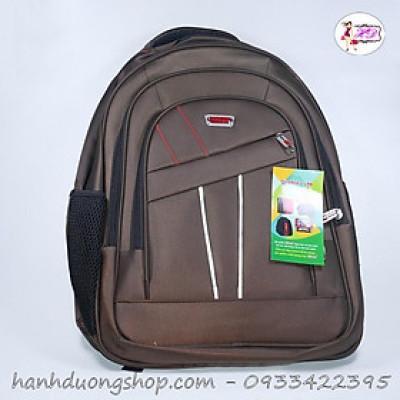 Balo laptop nam nữ thời trang Lilan rích rắc đỏ, có ngăn đựng laptop chống sốc tốt, dây đeo thoải mái