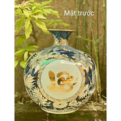 Bình hút lộc Bách Hạc Ngàn Hoa chữ LỘC