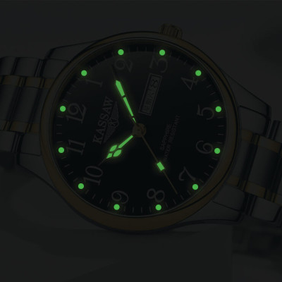 Đồng hồ nam hãng KASSAW K612-1 Kính sapphire ,chống xước,Chống nước 50m ,Bảo hành 24 tháng,dây kim loại ,máy (Quartz),Thiết kế đơn giản và sang trọng