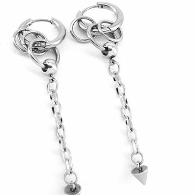 Đôi bông tai unisex phong cách đường phố bụi bặm táo bạo