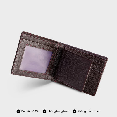 Ví nam da bò Lata ( Thời trang nam - Ví da thật LVN92 )