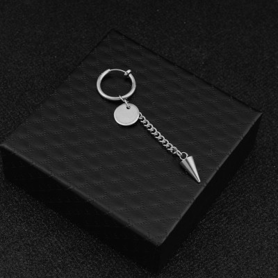 Bông tai nam nữ thả chóp ngắn phong cách thời thượng