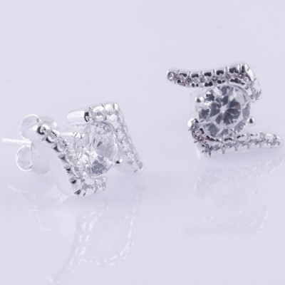 Bông tai bạc S925 Italia Bạc Xinh Huệ Ngân RYE140215