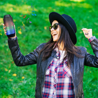 Loa Bluetooth SoundMax-R-600 đèn LED RGB - Hàng Chính Hãng