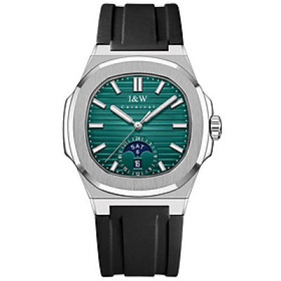 Đồng Hồ Nam I&W Carnival 735GT11 Chính Hãng Full Box Chống Nước Kính Chống Xước Dây Silicon Cao Cấp BH 60T (Máy Cơ Tự Động)