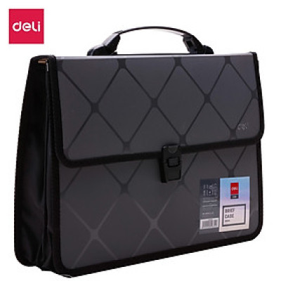 Cặp tài liệu A4 Deli, 200 trang, Xanh/Đỏ/Xám - 1 cái - E39634