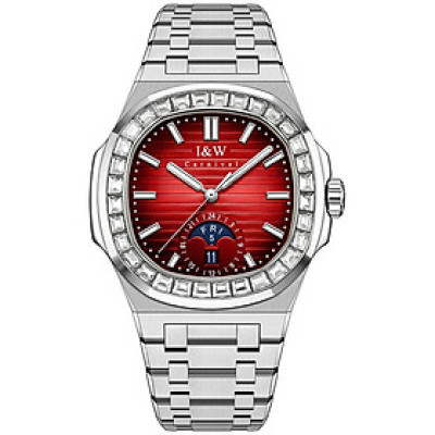 Đồng Hồ Nam I&W Carnival 735G18 Chính Hãng Full Box Chống Nước Kính Chống Xước Dây Thép Cao Cấp BH 60T (Máy Cơ Tự Động)