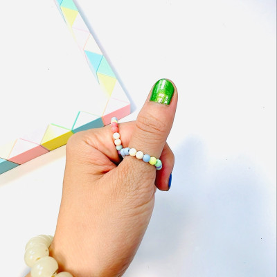 PHỤ KIỆN NỮ HANDMADE  MÃ 03 SIÊU XINH HẠT MÀU ĐA DẠNG