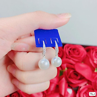 Bông tai bạc nụ bướm xinh chất liệu bằng bạc s925 MS0411