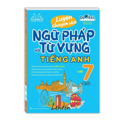 Sách - Global Success - Luyện Chuyên Sâu Ngữ Pháp Và Từ Vựng Tiếng Anh Lớp 7 - Combo 2 Tập - Minh Thắng