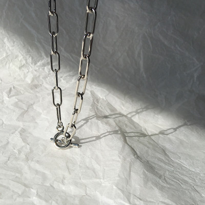 Vòng cổ basic ấn tượng dây chuyền xương đòn khoá OT