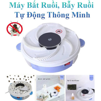 Máy Bắt Ruồi Côn Trùng Tự Động Thông Minh Loại Tốt Bán Chạy – Sạch Sẽ, Tiện Lợi, Không Mùi