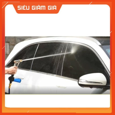 Bộ dây vòi xịt nước rửa xe, tưới cây . tăng áp 3 lần, loại 3m, 5m 206236Sđầu đồng, cút đồng, d.vàng