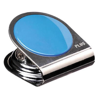 Kẹp Từ Tính Nhỏ Plus 80-566ND - Xanh Dương
