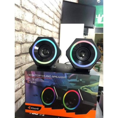 Loa 2.0 kisonli L-6060 LED - Hàng Chính Hãng 