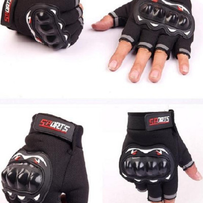 Găng Tay Sports phươt, tập gym, thể thao đa năng Dành Cho Phượt Thủ (Hở Ngón) - Đỏ