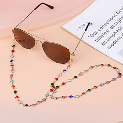 Chuỗi kính đeo gọng kính chống rơi rớt trơn trượt dây đeo đầy màu sắc thời trang nam và nữ