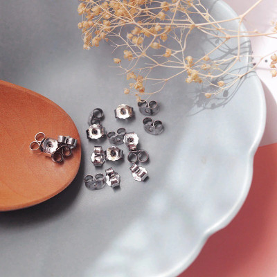 Chốt bạc cho bông tai nữ bạc 925 loại chất lượng BẠC HIỂU MINH CBH (1 đôi)