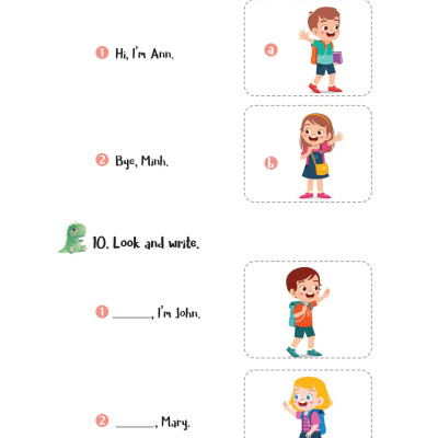 Bài Tập Bổ Trợ Nâng Cao Tiếng Anh Lớp 1