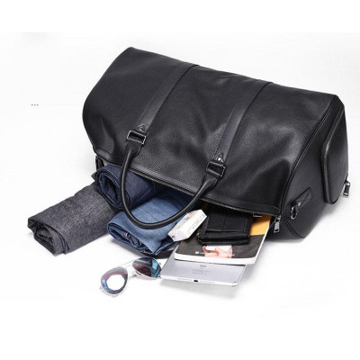 Túi du lịch cao cấp có ngăn giày riêng BHM6020D Da bò thật Túi thể thao/túi du lịch