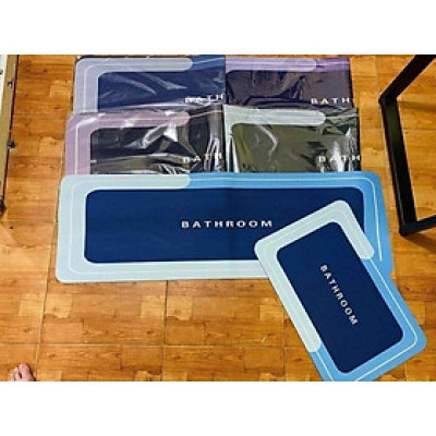 Combo 2 Thảm nhà bếp SILICON siêu thấm - Giao họa tiết ngẫu nhiên