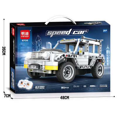 MINGDI - 8706 - Lắp Ráp Xe Địa Hình Điều Khiển Từ Xa Tỉ Lệ 1:24 (311 Chi Tiết)