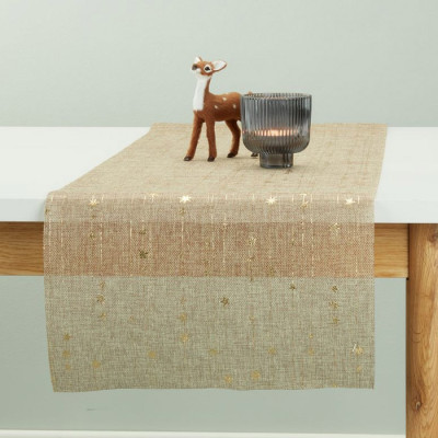 Khăn table runner | JYSK Bure | polyester | vàng | R35xD300cm