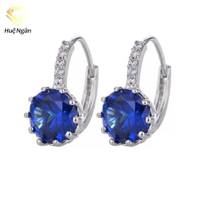 Bông tai bạc Ý Huệ Ngân - Hạt xinh RYE140968