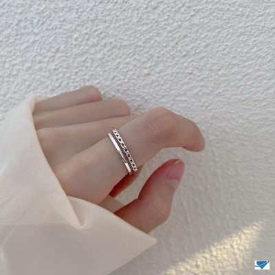 Nhẫn bạc nữ freesize hình con rắn chất liệu bằng bạc s925 MS1085