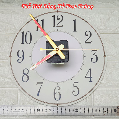 Máy Đồng Hồ KIM TRÔI EASTAR Độ Chính Xác Cao – Bộ Kim Đao Thân Kim màu VÀNG ĐỒNG có DẠ QUANG màu HỒNG – Kèm theo Pin Maxell.