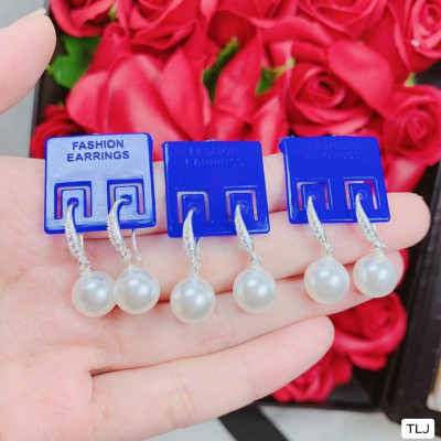 Bông tai bạc nụ bướm xinh chất liệu bằng bạc s925 MS0411