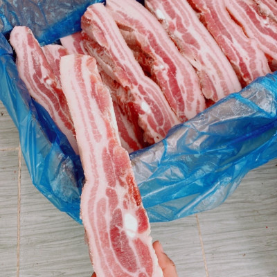[Chỉ giao HCM] - Ba Rọi Heo Không Xương - Belly Boneless Pork - 500gram
