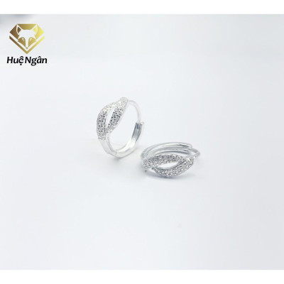 Bông tai bạc Ý 925 Huệ Ngân - Môi xinh rye140556