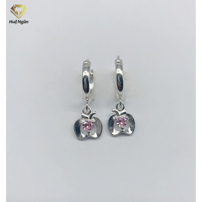 Bông tai bạc Ý 925 Huệ Ngân - APPLE RYE141138