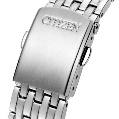 Đồng Hồ Nam Citizen Dây Thép Không Gỉ NJ0080-50E - Mặt Đen (Sapphire)