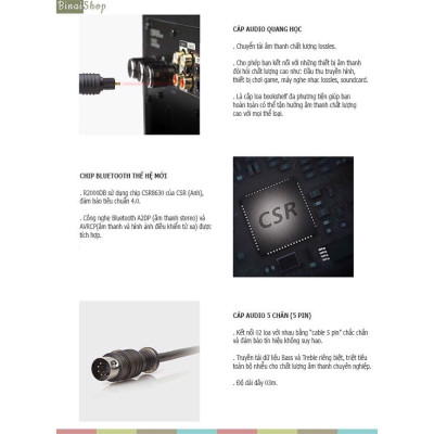 Loa Bluetooth Edifier R2000DB (120W) - Hàng Nhập Khẩu