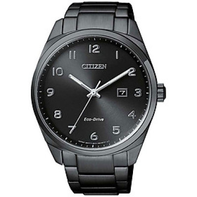 Đồng Hồ Nam Citizen Dây Thép Không Gỉ BM7325-83E - Mặt Đen