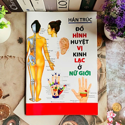 Sách - Đồ hình huyệt vị kinh lạc ở nữ giới - Tác giả Hán Trúc - NXB Hồng Đức - Minh Lâm