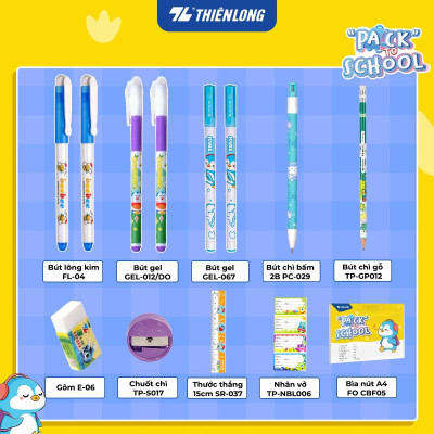 Bộ học cụ Thiên Long Khởi Đầu Hoàn Hảo