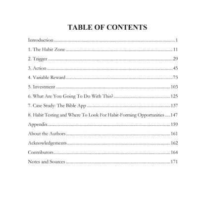 Hooked : How To Build Habit-Forming Products