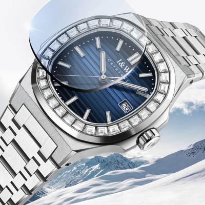 Đồng hồ nam chính hãng IW CARNIVAL IW721G-1 Kính sapphire ,chống xước ,Chống nước 50m ,Bảo hành 24 tháng,Máy cơ (Automatic),dây kim loại thép không gỉ 316L, mặt xanh thiết kế đơn giản dễ đeo 